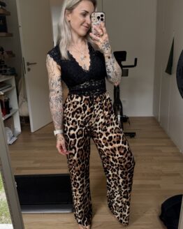321✨ Palazzo-Hose im Leo-Print ✨