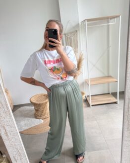 431 🍊 Capri Dream – Sommer-Shirt mit Italien-Print 🍊 in weiß und rosa