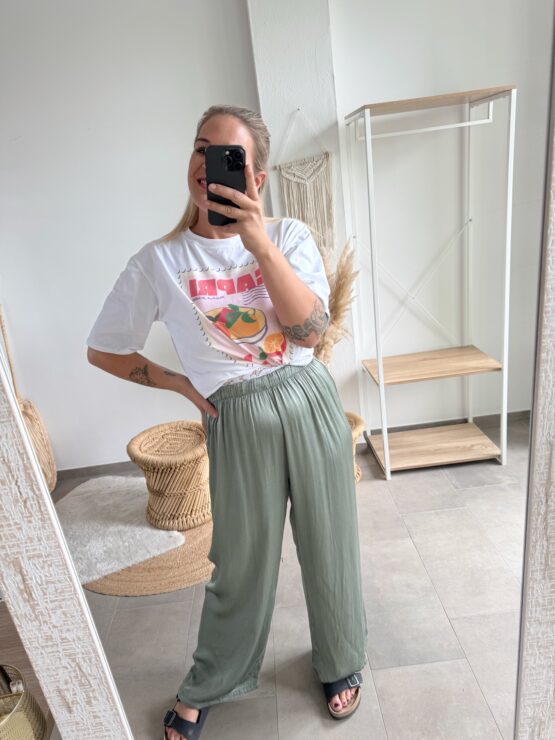 437 ☀️ Fließende Sommerhose – luftig, weich & einfach zum Verlieben 💚 – Bild 2