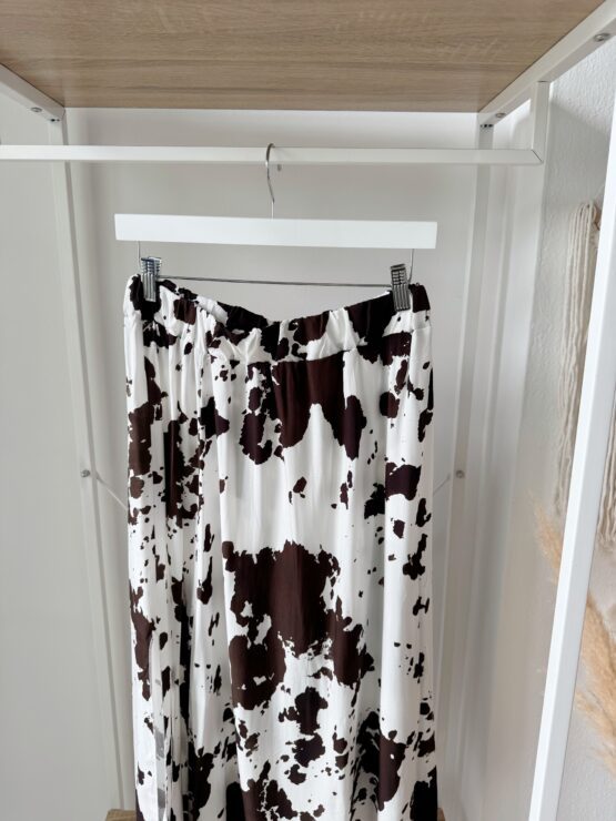 433 🐄 Cowprint Midirock mit Schlitz – Bild 2