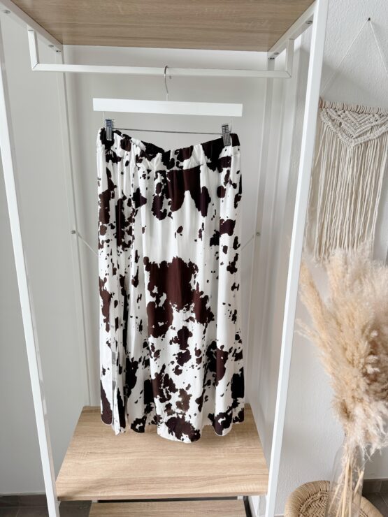 433 🐄 Cowprint Midirock mit Schlitz – Bild 3