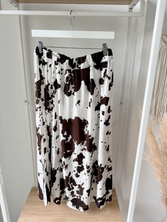 433 🐄 Cowprint Midirock mit Schlitz – Bild 5