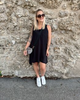 325✨ Ärmelloses A-Linien-Kleid – luftig, locker & herrlich unkompliziert ✨