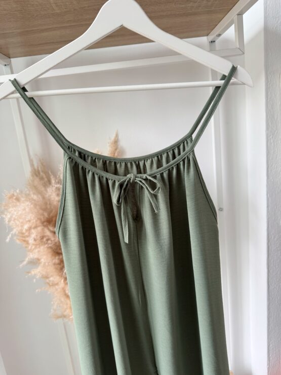 326 ✨ Luftiges Spaghettiträgerkleid mit Schleife – Maxi-Länge ✨ – Bild 7