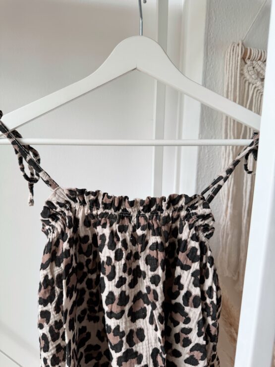 435 🐆 Wild & soft – dein Leo-Top  aus Musselin 🐆 – Bild 2