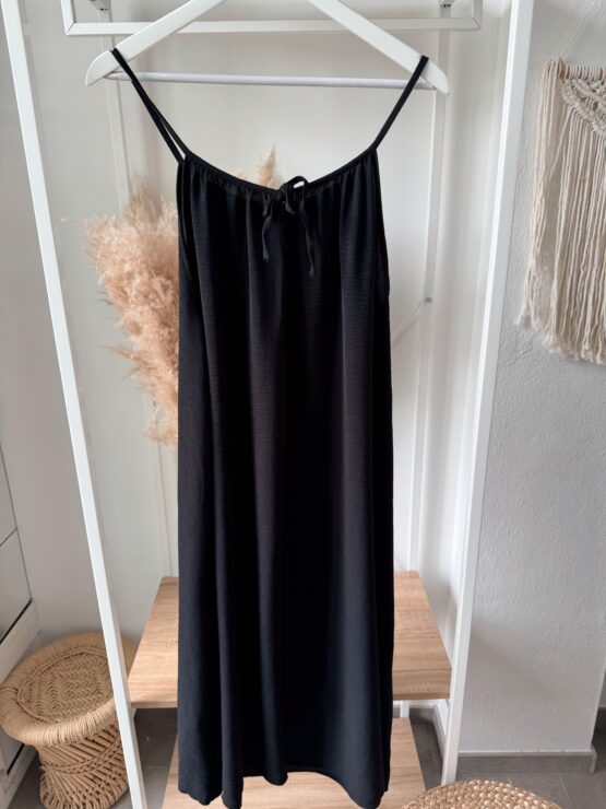 326 ✨ Luftiges Spaghettiträgerkleid mit Schleife – Maxi-Länge ✨ – Bild 12
