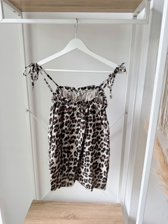 435 🐆 Wild & soft – dein Leo-Top  aus Musselin 🐆 – Bild 6