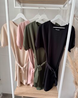 438 💫 Easy Chic – Kleid mit Bindegürtel für deinen Everyday-Glow 💫