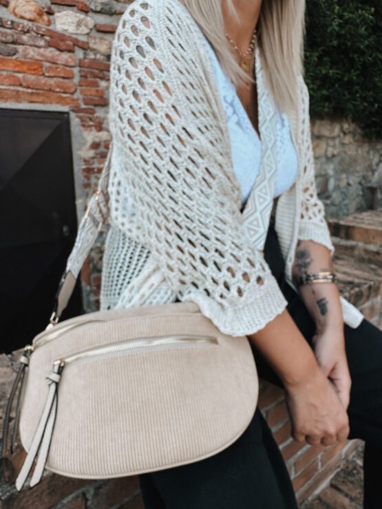 009 ✨ Häkel-Cardigan mit weiten Ärmeln – Boho-Flair für jeden Look ✨