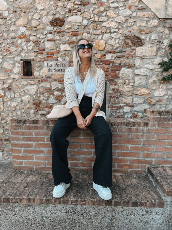 009 ✨ Häkel-Cardigan mit weiten Ärmeln – Boho-Flair für jeden Look ✨ – Bild 3