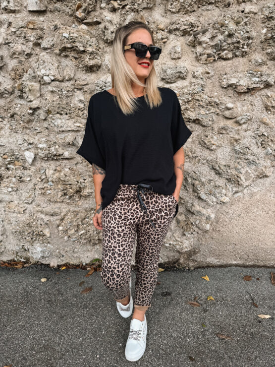 020 ✨ Joggpants Hose im Leo-Look ✨