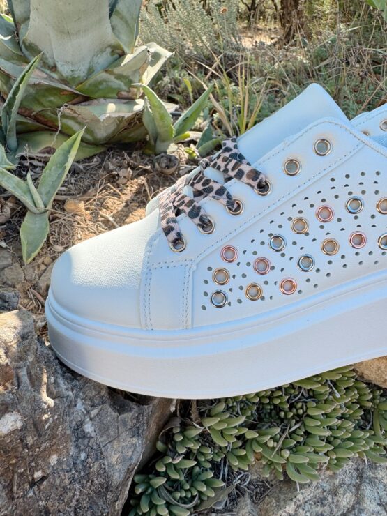 LIMITERT! 003 Leo Sneakers mit Plateau Absatz – Bild 4