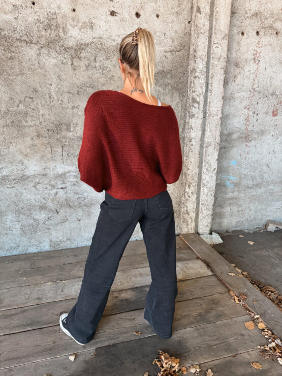043 ✨ Cozy Chic – dein Strickpullover mit Wickel-Detail ✨ – Bild 13