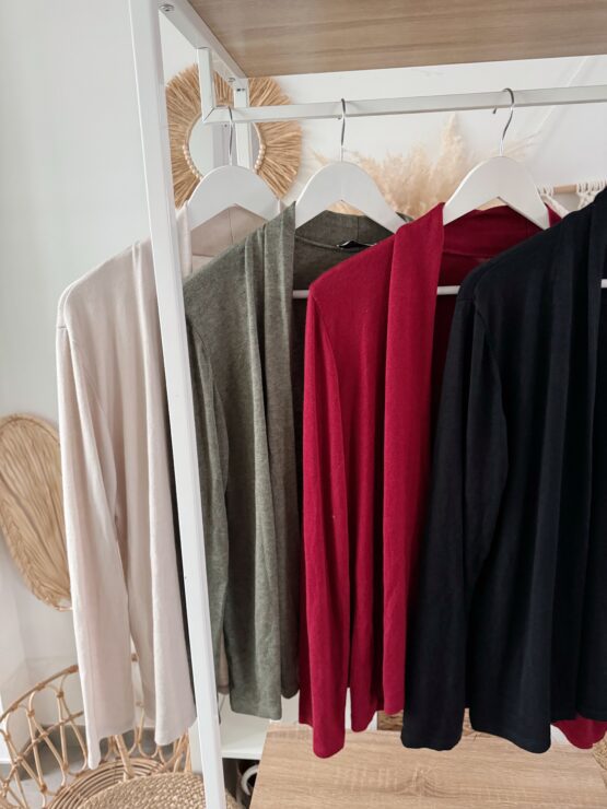 🧥 Artikel 035 – Feiner Basic-Cardigan zum Überwerfen in vielen Farben ✨ – Bild 5