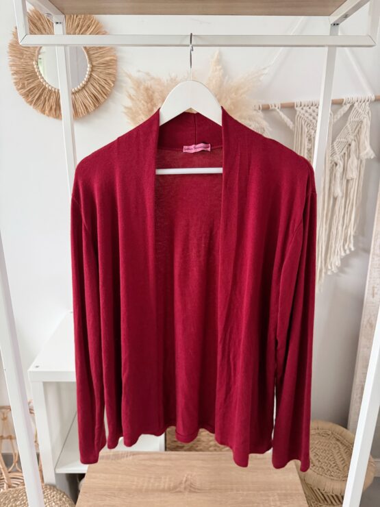 🧥 Artikel 035 – Feiner Basic-Cardigan zum Überwerfen in vielen Farben ✨ – Bild 12