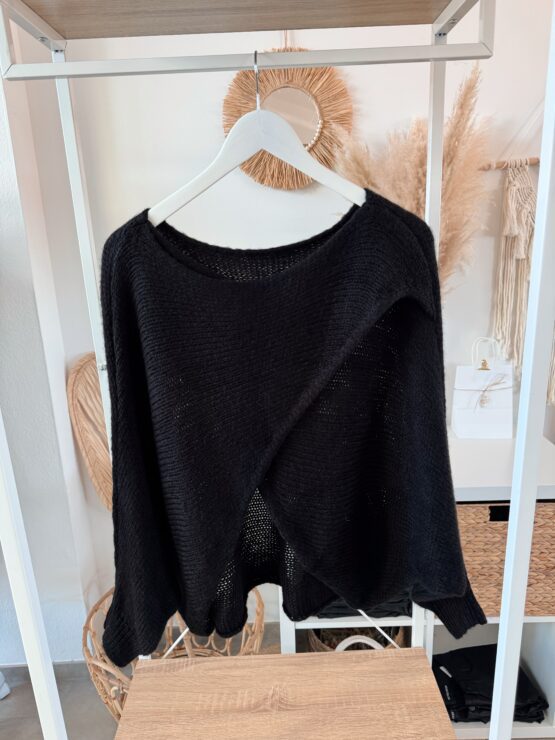 043 ✨ Cozy Chic – dein Strickpullover mit Wickel-Detail ✨ – Bild 4