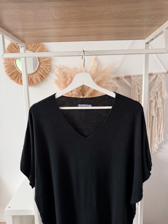 ☁️ Artikel 036 – Leichtes Oversize-Shirt mit V-Ausschnitt in vielen Farben ☁️ – Bild 10