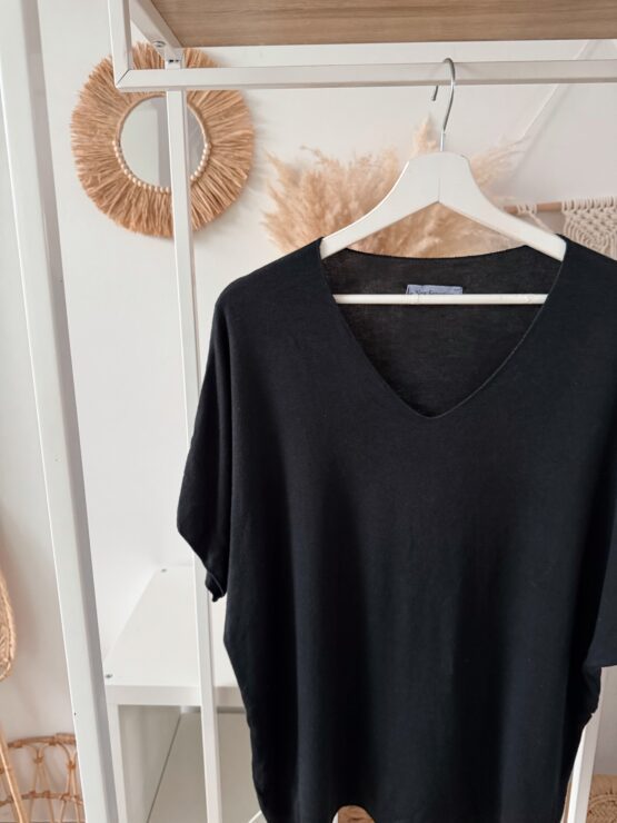 ☁️ Artikel 036 – Leichtes Oversize-Shirt mit V-Ausschnitt in vielen Farben ☁️ – Bild 11