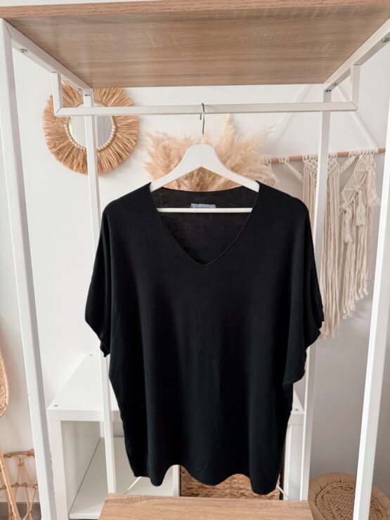 ☁️ Artikel 036 – Leichtes Oversize-Shirt mit V-Ausschnitt in vielen Farben ☁️ – Bild 12