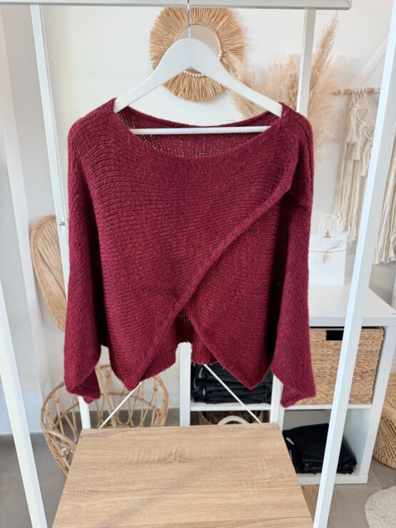 043 ✨ Cozy Chic – dein Strickpullover mit Wickel-Detail ✨ – Bild 7