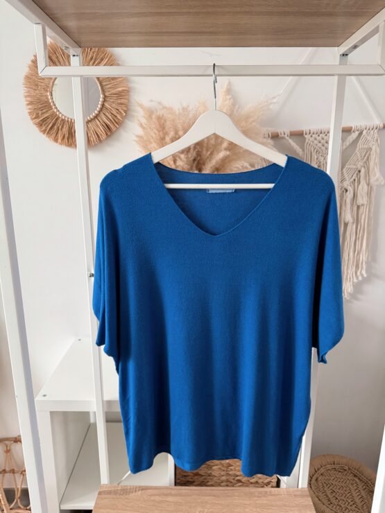 ☁️ Artikel 036 – Leichtes Oversize-Shirt mit V-Ausschnitt in vielen Farben ☁️ – Bild 13