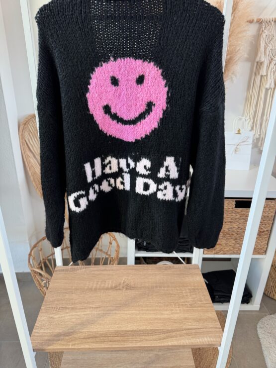 042 ✨ Cozy & Happy – deine Strickjacke mit Smiley ✨ - Image 6