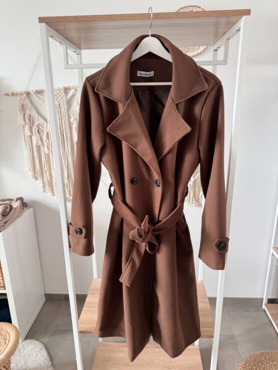 049 ✨ Klassischer Trenchcoat – dein eleganter Herbst-Liebling ✨bordeaux, schwarz, braun, grau – Bild 3