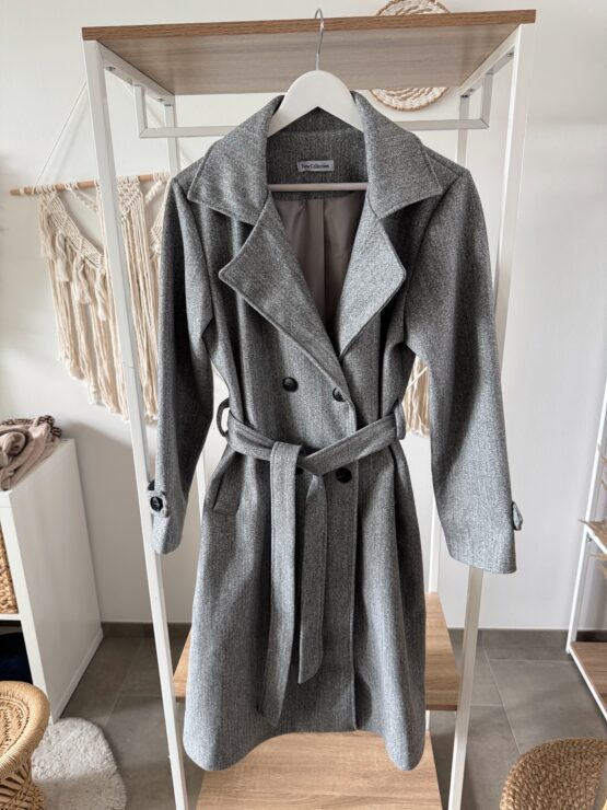 049 ✨ Klassischer Trenchcoat – dein eleganter Herbst-Liebling ✨bordeaux, schwarz, braun, grau – Bild 6
