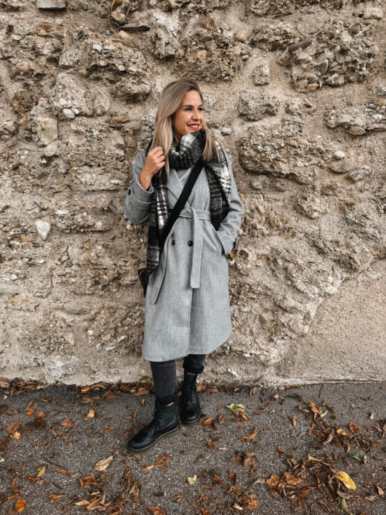 049 ✨ Klassischer Trenchcoat – dein eleganter Herbst-Liebling ✨bordeaux, schwarz, braun, grau