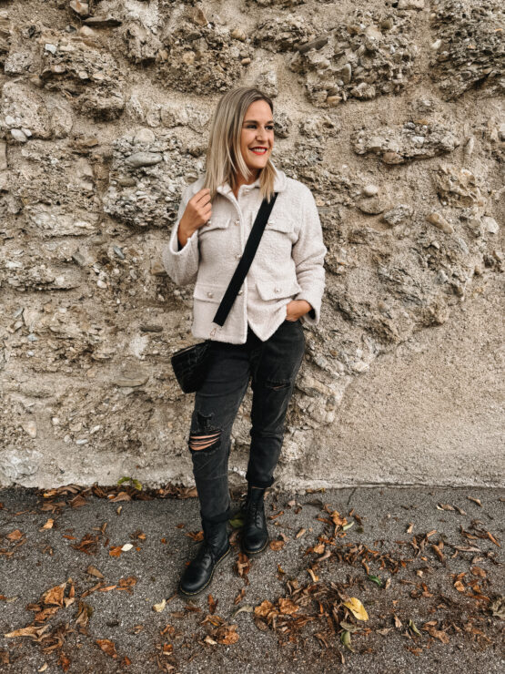 046 ✨ Eleganz trifft Cozy-Vibes – deine neue Bouclé-Jacke ✨in blau, khaki, schwarz, beige - Image 12