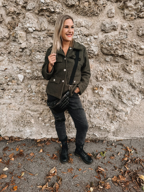 046 ✨ Eleganz trifft Cozy-Vibes – deine neue Bouclé-Jacke ✨in blau, khaki, schwarz, beige - Image 10
