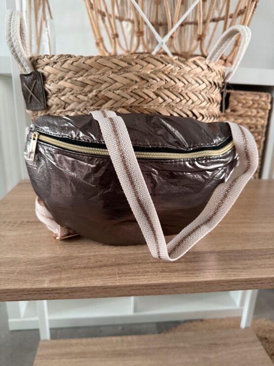 060 Metallic Crossbody Bag in bronze, silber & gold - Image 3