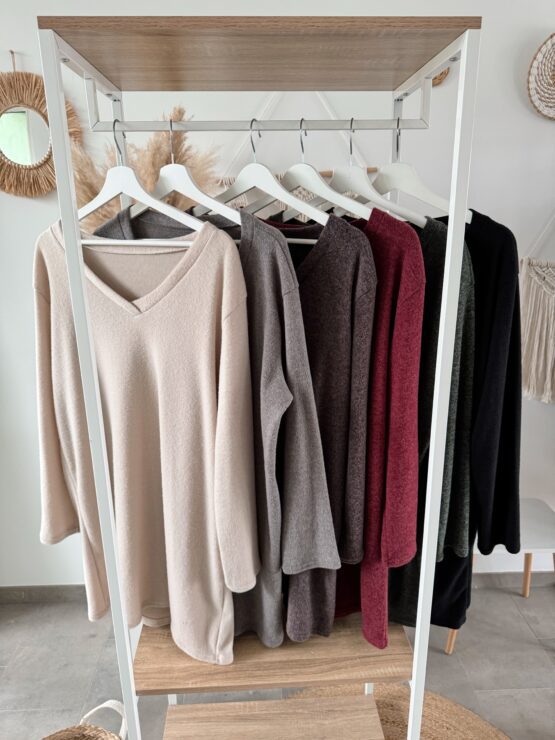 064 Cozy Knit Hoodie in vielen Farben – Bild 10