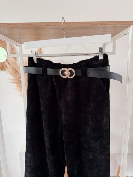 067 Cordhose mit Gürtel in vielen Farben – Bild 3