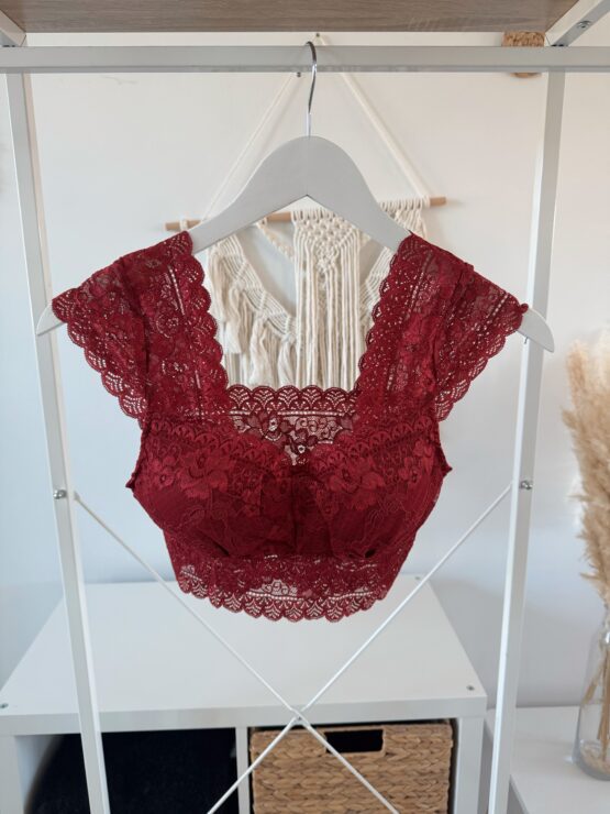 LIMITED EDITION BRA005 Bra mit Ärmel  in weinrot, senf, grün, blau & schwarz - Image 8