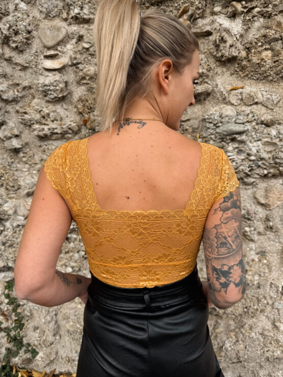 LIMITED EDITION BRA005 Bra mit Ärmel  in weinrot, senf, grün, blau & schwarz - Image 14
