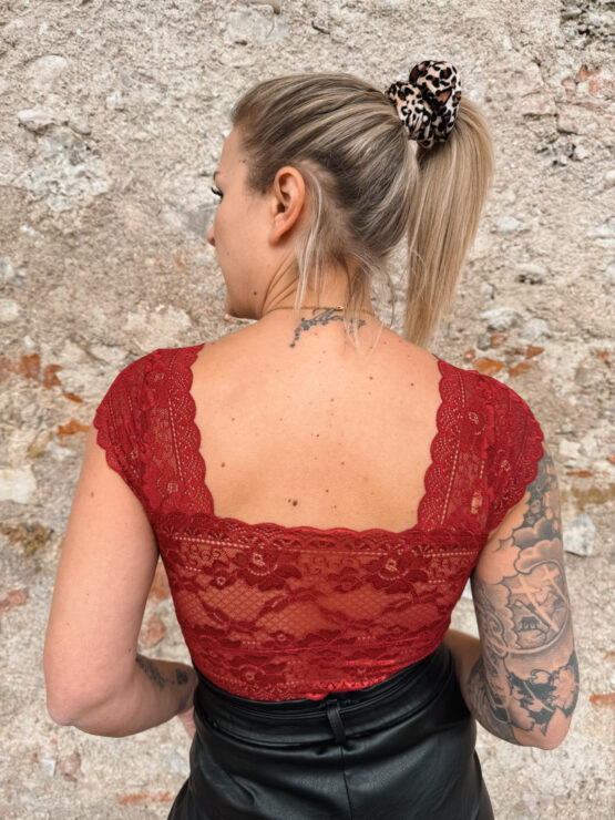 LIMITED EDITION BRA005 Bra mit Ärmel  in weinrot, senf, grün, blau & schwarz - Image 16