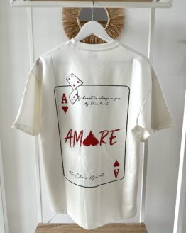 MAN05 Herren Amore T- Shirt Offwhite