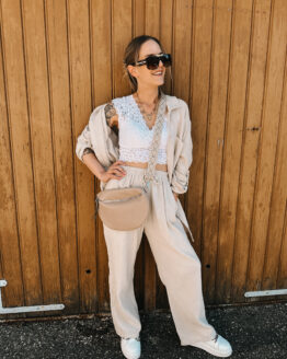 CB 09 Musselin Set – Bluse & Palazzo Hose ✨ in 6 Farben