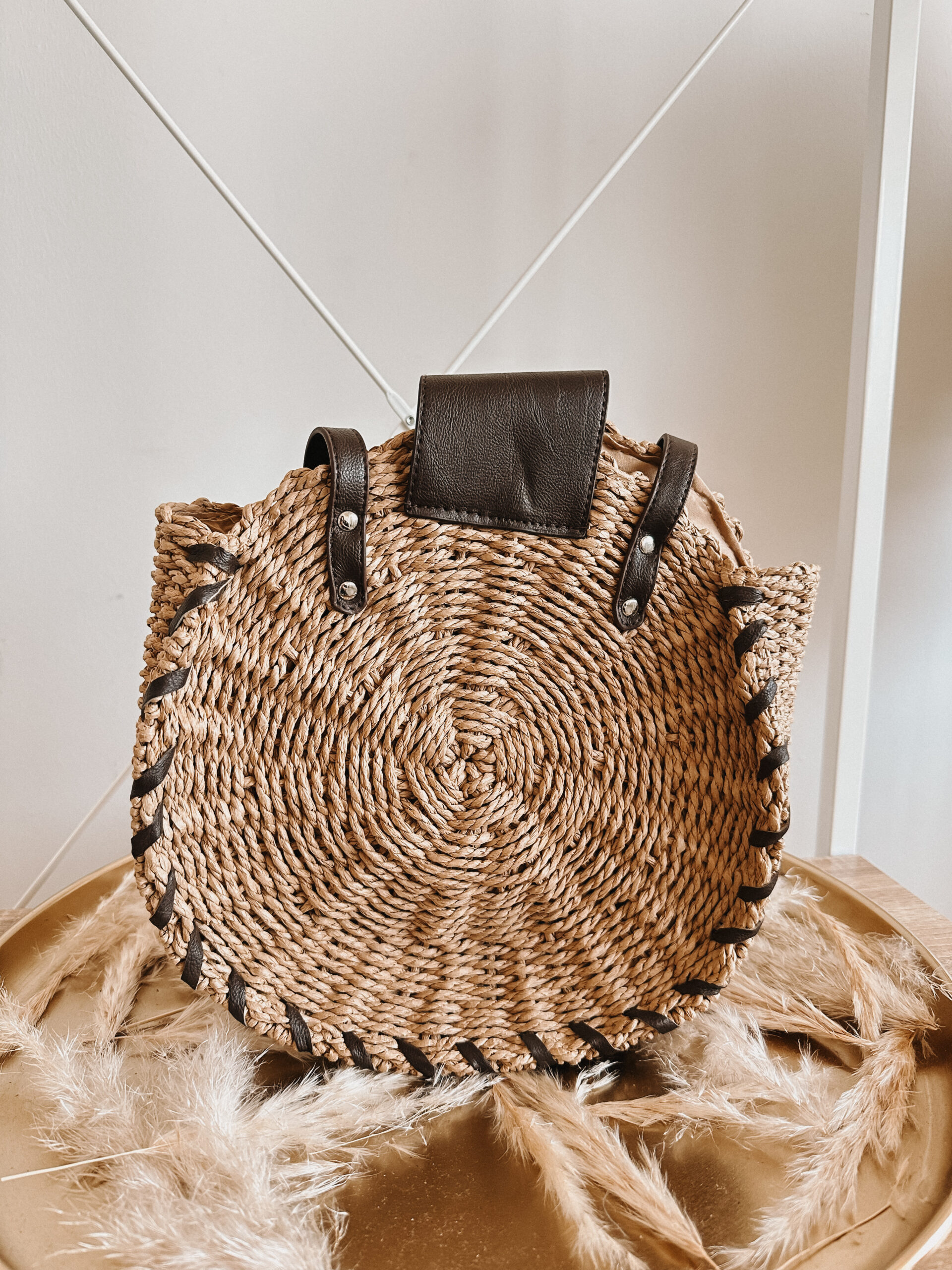 SP 17 Raffia Tasche „Boho Circle“ ✨ – Bild 6