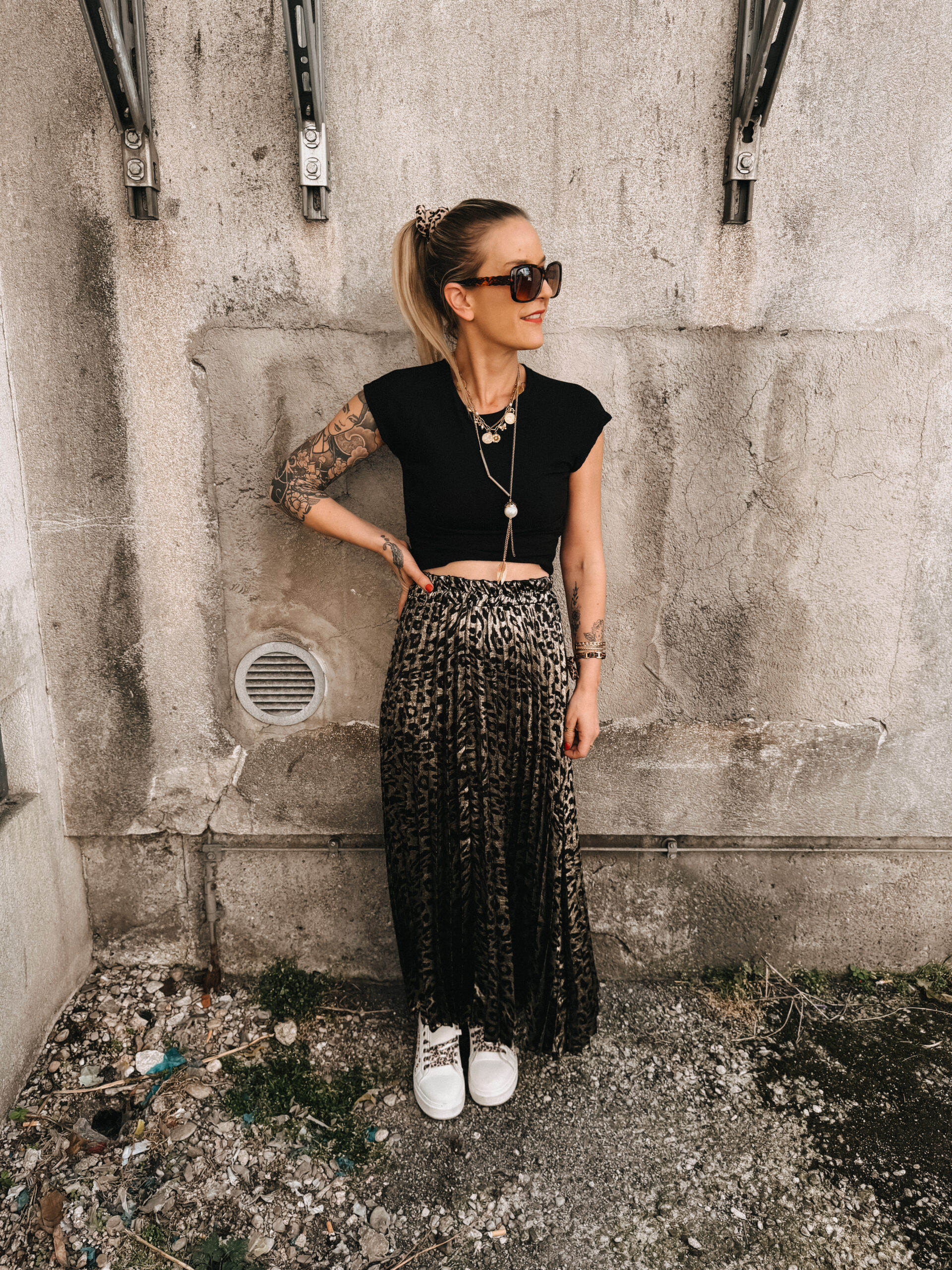 SP27 Plisseerock „Savannah Whisper“ 🐆✨ – Bild 3